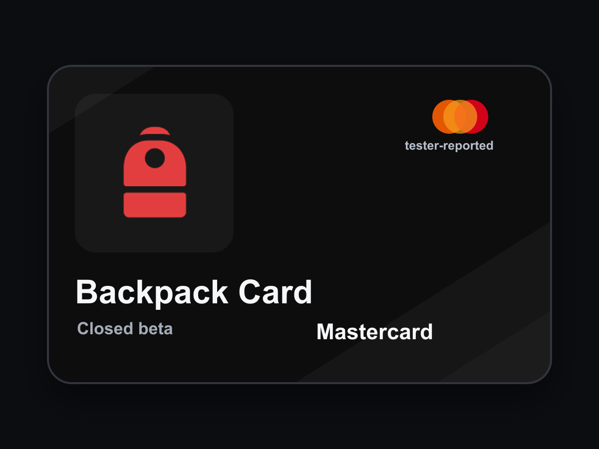 Backpack Card Closed Beta card