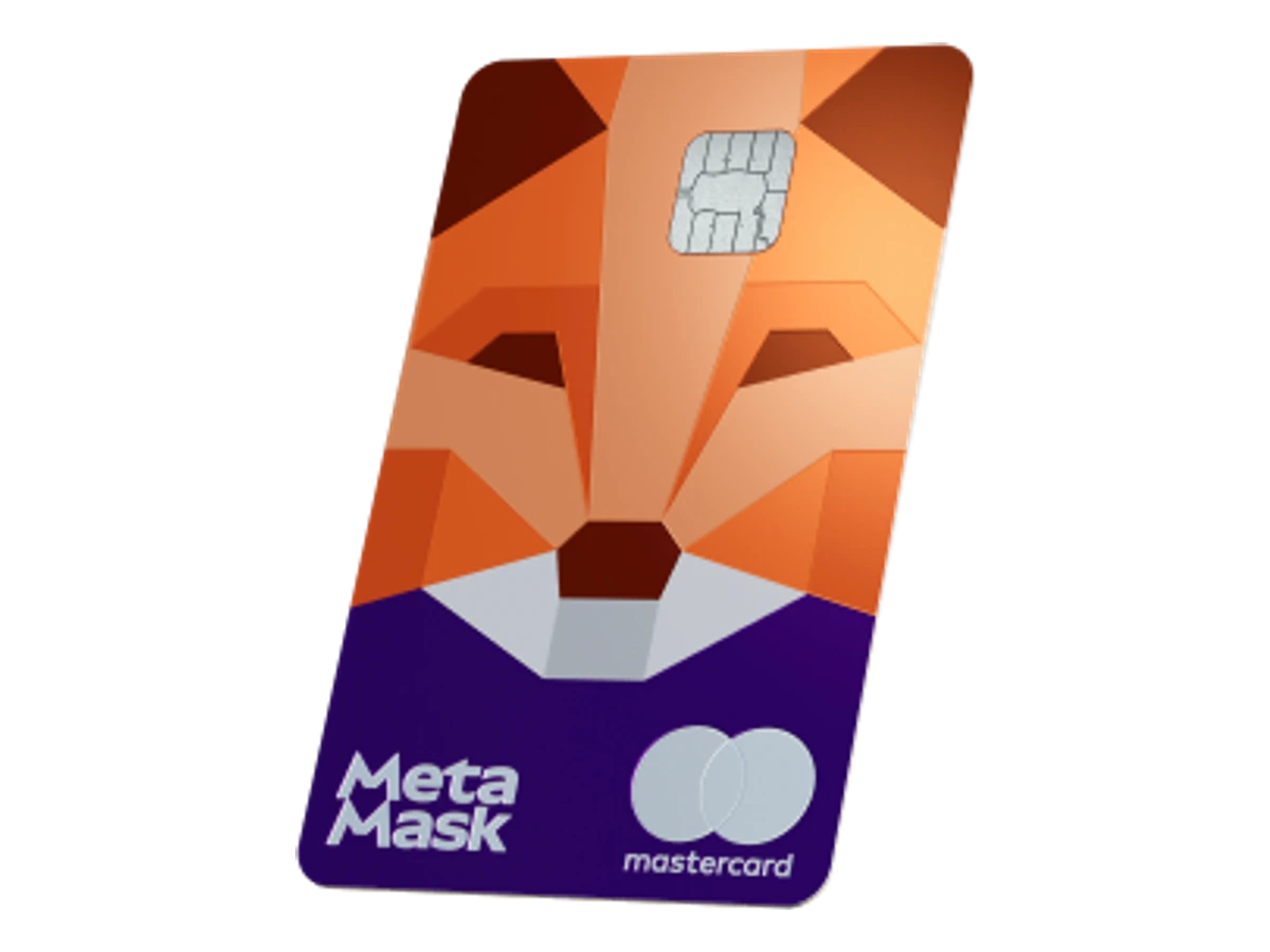 MetaMask Card Metal card